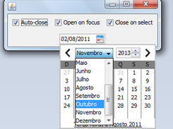 calendar window