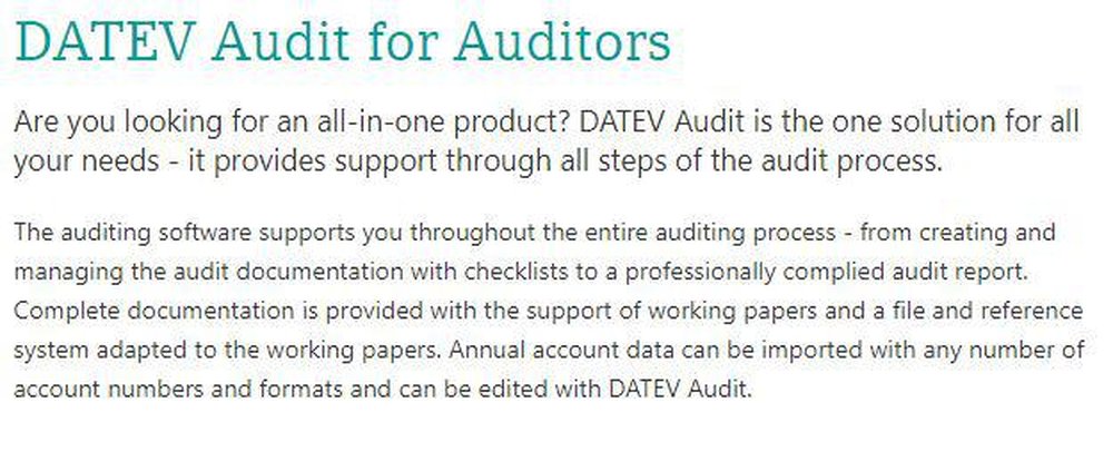 DATEV Screenshot 1