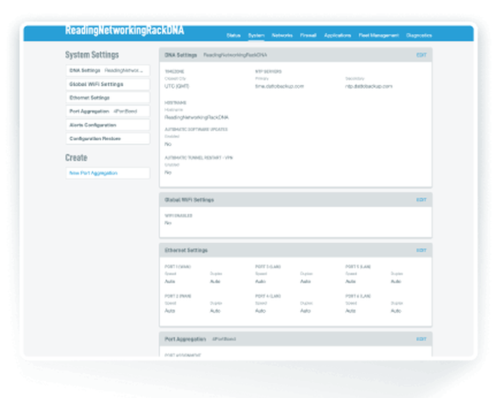 Datto Networking Appliance (DNA) Screenshot 1