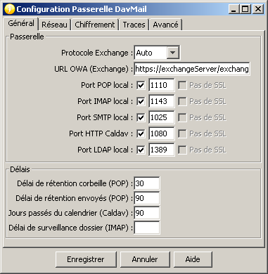 scaricare mail imap