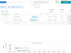 PO or Expense looks the same as an invoice with auto smoothing