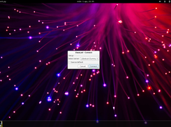 The server selection dialog.