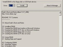 DBAN 1.0.7 Installer