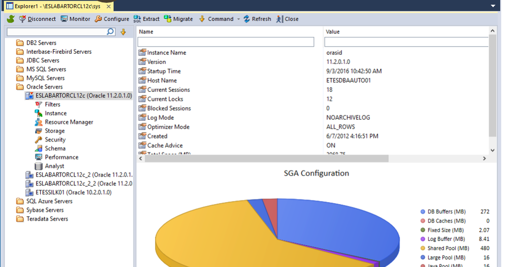 DBArtisan Screenshot 1