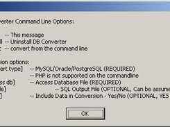 Command Line Options