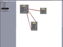 Main window with simple SQL design