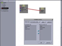 Restricting view to subset of tables