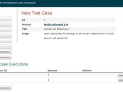 CakePHP scaffolding enabled by the generated model files