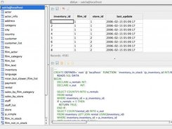 dbEye v0.0.0 browsing MySQL sakila test data (os/x)