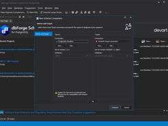 dbForge Schema Compare for PostgreSQL Screenshot 1