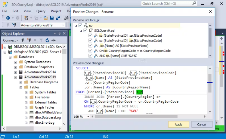 dbForge SQL Complete Screenshot 1