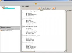 SQL query pane (with persistence)