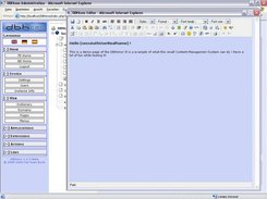Editing the content of a page with the WYSIWYG-Editor