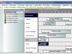 Staff-Scheduler Pro - Staff Availability