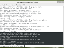 Test with getent