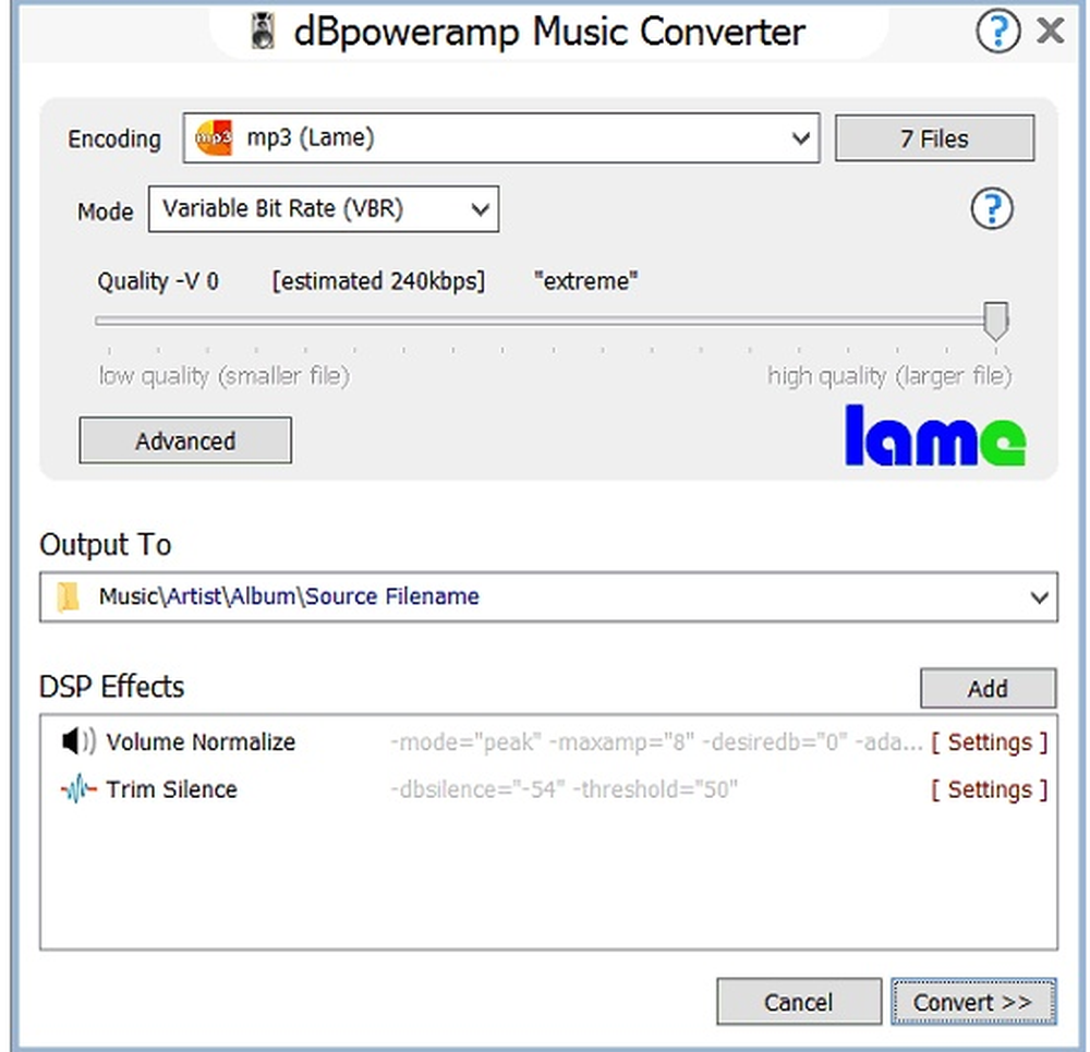 dBpowerAMP Screenshot 1