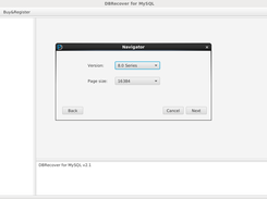 DBRECOVER for MySQL Screenshot 2