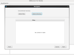 DBRECOVER for MySQL Screenshot 4