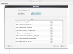 DBRECOVER for MySQL Screenshot 5