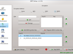 DBRP Settings - Encryption Module