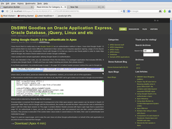 Blog Application Screenshot 1