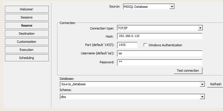 DBConvert Screenshot 1
