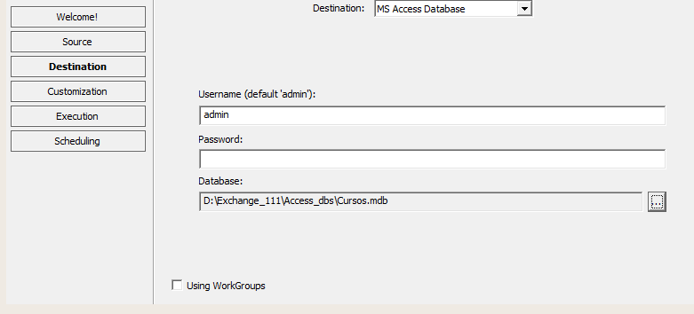DBConvert Screenshot 2