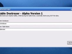 TableDestroyer - Alpha 1