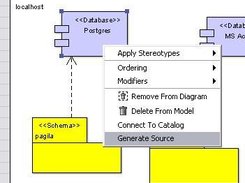 Connecting to a database catalog to import metadata