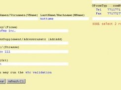 Example screens with standard.css