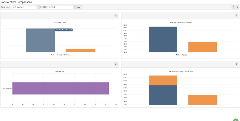 DCI Dashboard for Pay Equity Screenshot 1