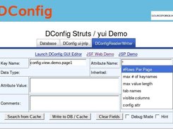Web Demo with Struts / yui Ajax