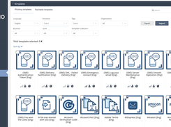 DCOYA has an extensive library of phishing simulation templates.