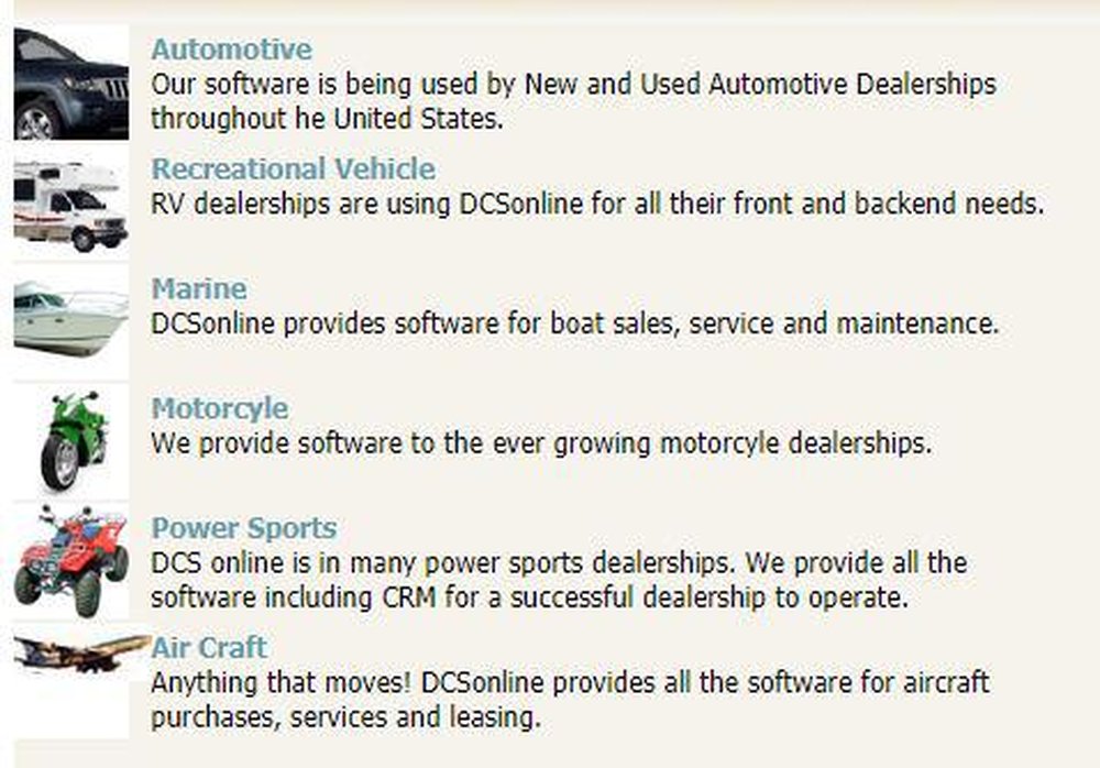 DCS Sales Management Software Screenshot 1