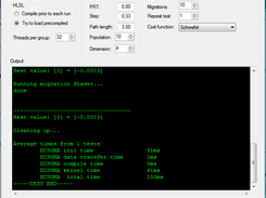 GUI application showing DCSOMA's functionality