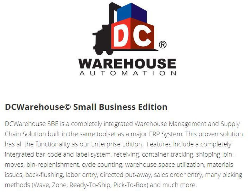 DCWarehouse Automation Screenshot 1