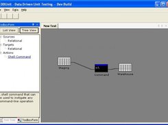 Early pre-alpha screenshot showing designer and toolbox