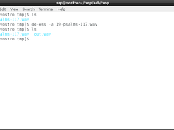 Applying filtering to identified sections of sibilance