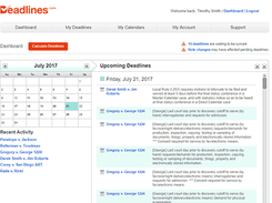 Deadlines.com Screenshot 1