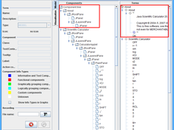 Model extracted from multiple windows (target app: Java Calculator)
