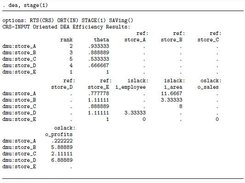 CRS Input DEA Results