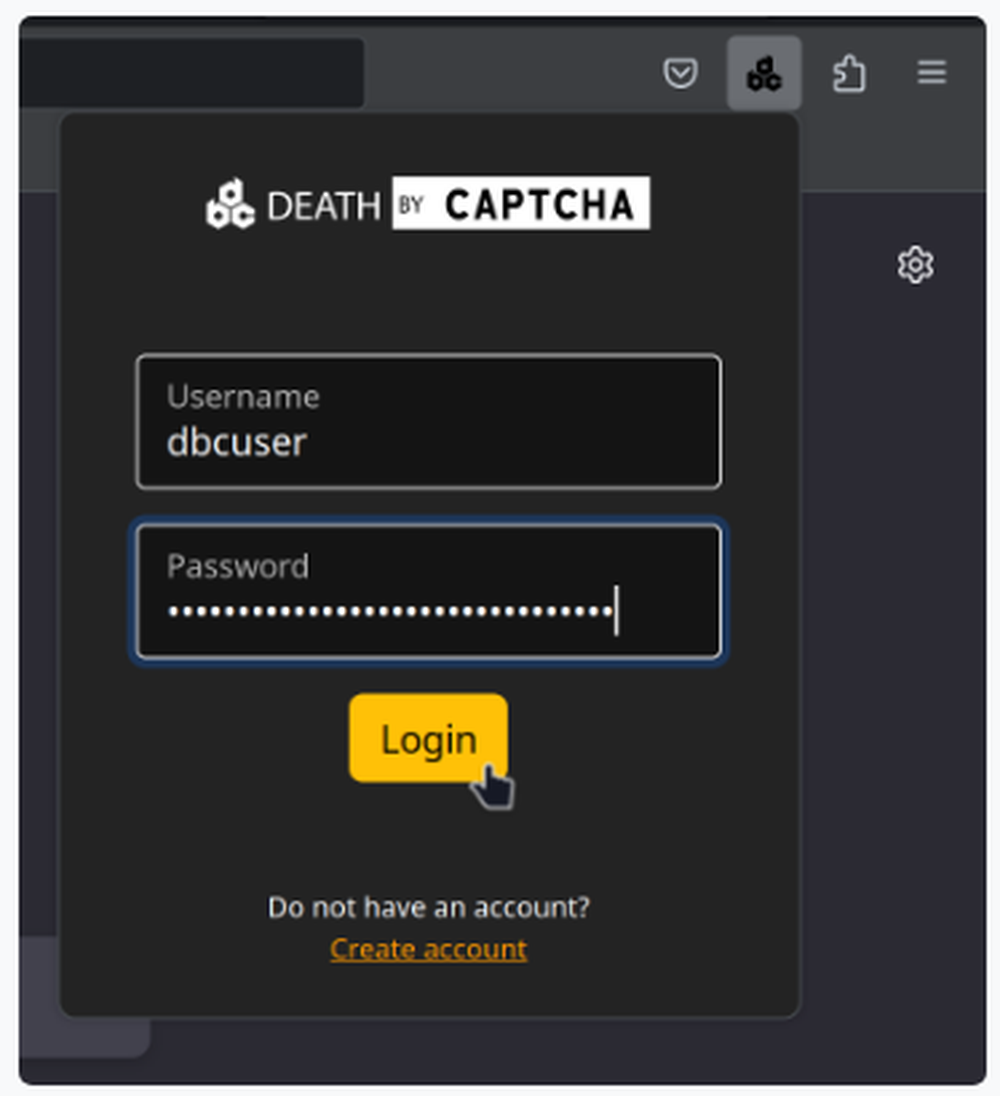 Death By Captcha Screenshot 1