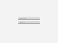login page