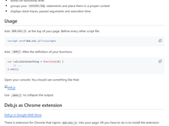 deb.js Screenshot 1