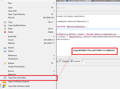 Copy Action Menu