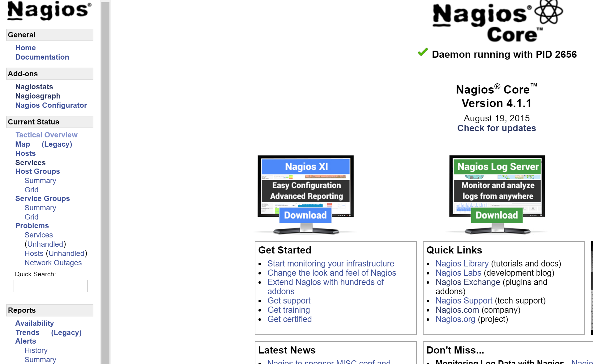 Nagios® 4 на базе Debian :: Мониторинг