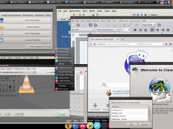Browser, mail, Control Center, Info Center