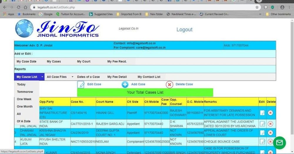 LegalSoft Debt Recovery Screenshot 1