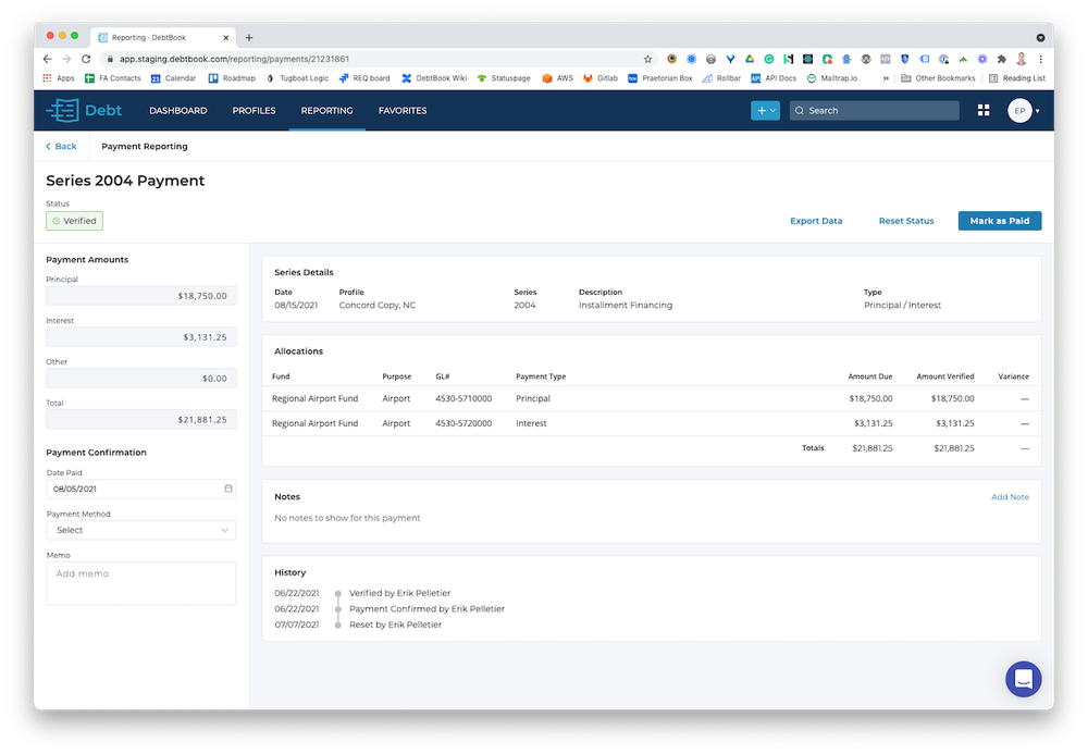 DebtBook Screenshot 1