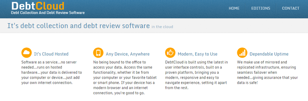 DebtCloud Screenshot 1